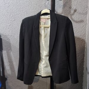 Black Blazer Jacket Missing Button